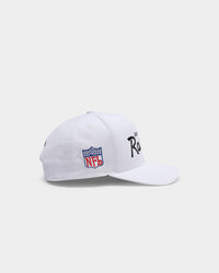 Mitchell & Ness Los Angeles Raiders Script Pro Crown Snapback White
