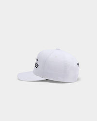 Mitchell & Ness Los Angeles Raiders Script Pro Crown Snapback White