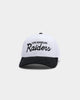 Mitchell & Ness Los Angeles Raiders 2T Script Pro Crown Snapback White