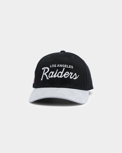 Mitchell & Ness Los Angeles Raiders 2T Script Pro Crown Snapback Black