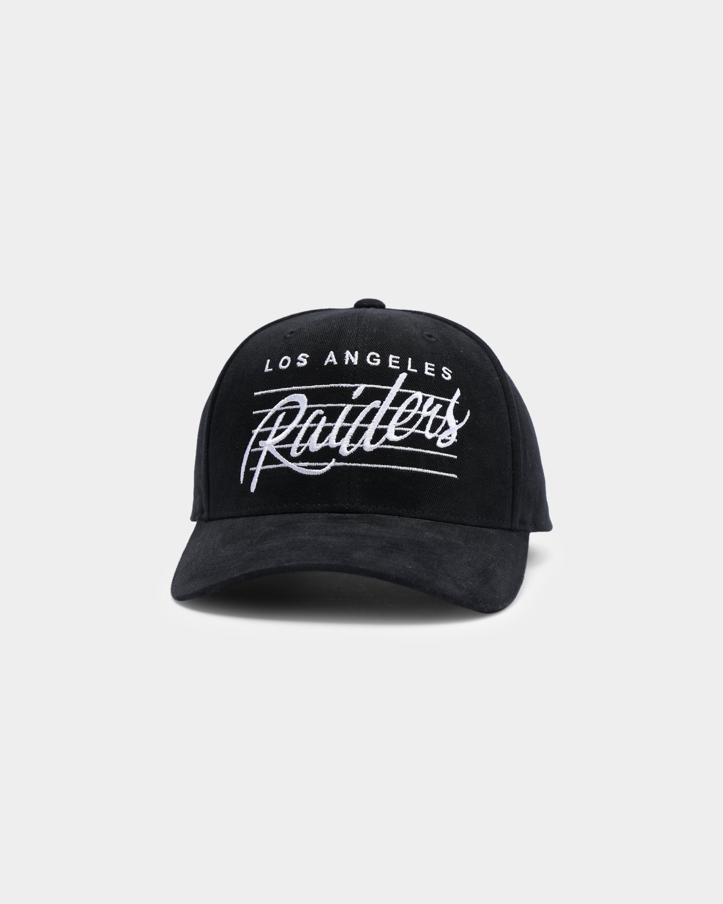 Mitchell & Ness Los Angeles Raiders Line Pro Crown Snapback Black