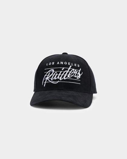 Mitchell & Ness Los Angeles Raiders Line Pro Crown Snapback Black