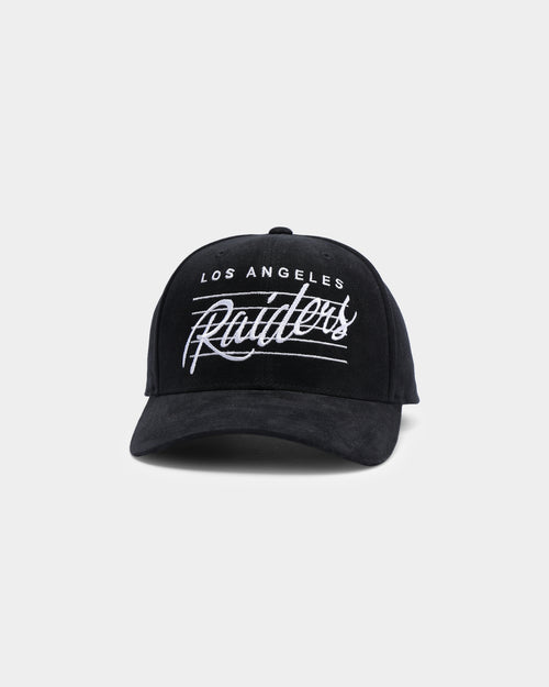 Mitchell & Ness Los Angeles Raiders Line Pro Crown Snapback Black