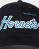 Mitchell & Ness Charlotte Hornets Corduroy Script Deadstock Snapback Black