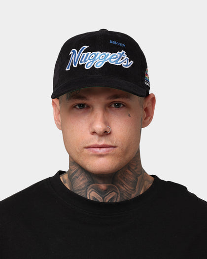 Mitchell & Ness Denver Nuggets Corduroy Script Deadstock Snapback Black