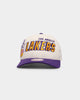 Mitchell & Ness Los Angeles Lakers 'Shadow Designs' Pro Crown Snapback Vintage White