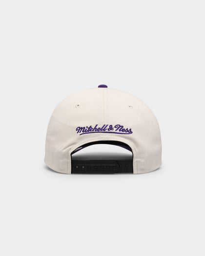 Mitchell & Ness Los Angeles Lakers 'Shadow Designs' Pro Crown Snapback Vintage White