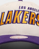Mitchell & Ness Los Angeles Lakers 'Shadow Designs' Pro Crown Snapback Vintage White