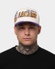 Mitchell & Ness Los Angeles Lakers 'Shadow Designs' Pro Crown Snapback Vintage White