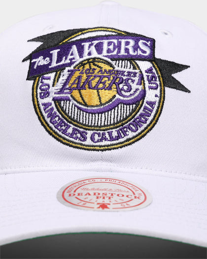 Mitchell & Ness Los Angeles Lakers Ribbon Deadstock Snapback White