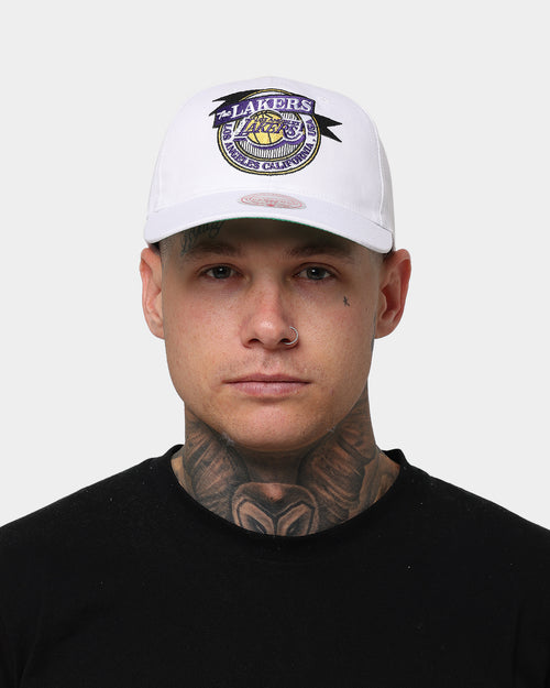 Mitchell & Ness Los Angeles Lakers Ribbon Deadstock Snapback White