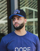Mitchell & Ness New Jersey Nets 'Black Team Arch Design' Pro Crown Snapback Black/Blue