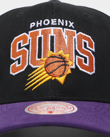 Mitchell & Ness Phoenix Suns 'Black Team Arch Design' Pro Crown Snapback Black/Purple