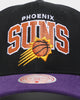 Mitchell & Ness Phoenix Suns 'Black Team Arch Design' Pro Crown Snapback Black/Purple