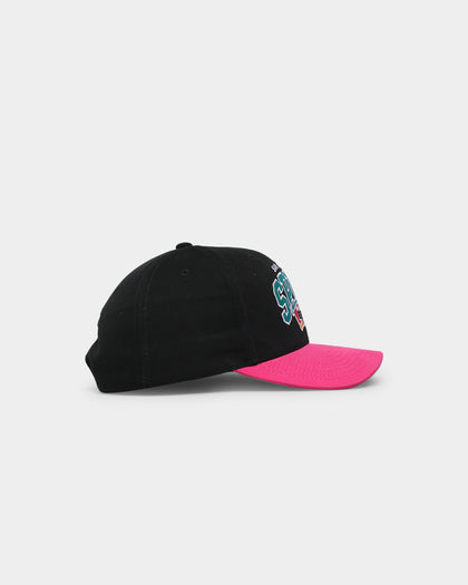 Mitchell & Ness San Antonio Spurs 'Black Team Arch Design' Pro Crown Snapback Black/Pink