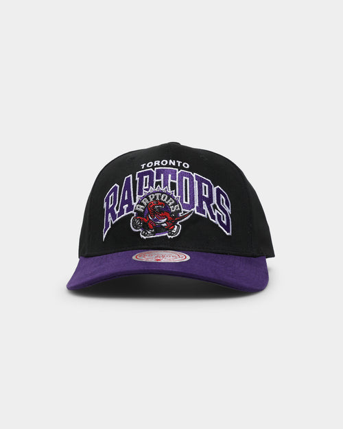 Mitchell & Ness Toronto Raptors 'Black Team Arch Design' Pro Crown Snapback Black/Purple