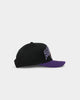 Mitchell & Ness Toronto Raptors 'Black Team Arch Design' Pro Crown Snapback Black/Purple
