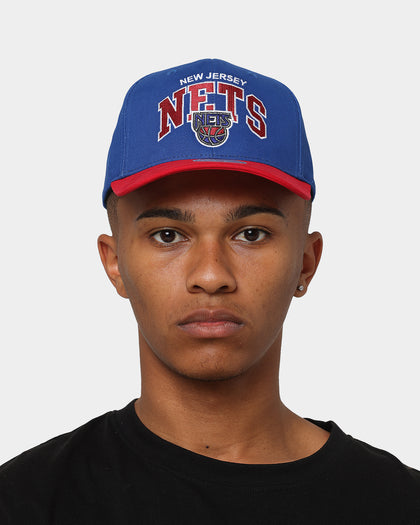 Mitchell & Ness New Jersey Nets 'OG Team Arch Design' Pro Crown Snapback Blue/Red