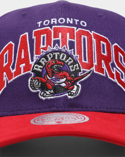 Mitchell & Ness Toronto Raptors 'OG Team Arch Design' Pro Crown Snapback Purple/Red