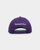 Mitchell & Ness Utah Jazz 'OG Team Arch Design' Pro Crown Snapback Purple/Blue