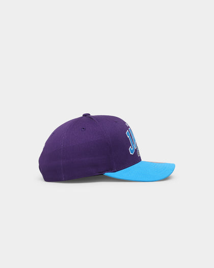 Mitchell & Ness Utah Jazz 'OG Team Arch Design' Pro Crown Snapback Purple/Blue