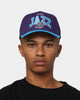 Mitchell & Ness Utah Jazz 'OG Team Arch Design' Pro Crown Snapback Purple/Blue