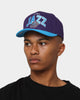 Mitchell & Ness Utah Jazz 'OG Team Arch Design' Pro Crown Snapback Purple/Blue