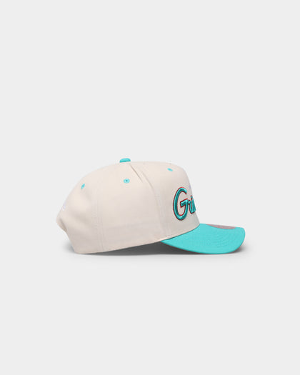 Mitchell & Ness Vancouver Grizzliers "Cream Team Script" Pro Crown Snapback Cream