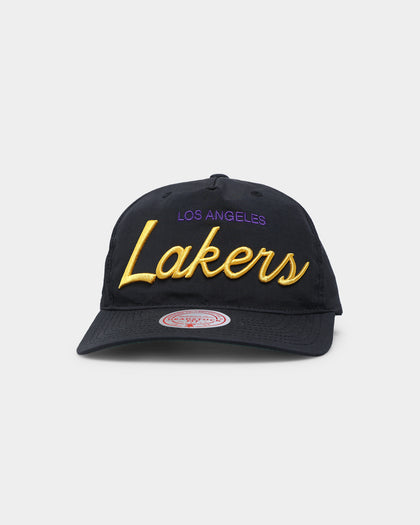 Mitchell & Ness Los Angeles Lakers Montage Deadstock Nylon Snapback Black