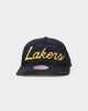 Mitchell & Ness Los Angeles Lakers Montage Deadstock Nylon Snapback Black