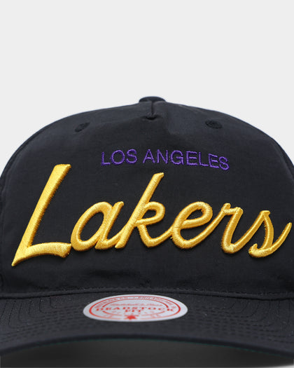 Mitchell & Ness Los Angeles Lakers Montage Deadstock Nylon Snapback Black