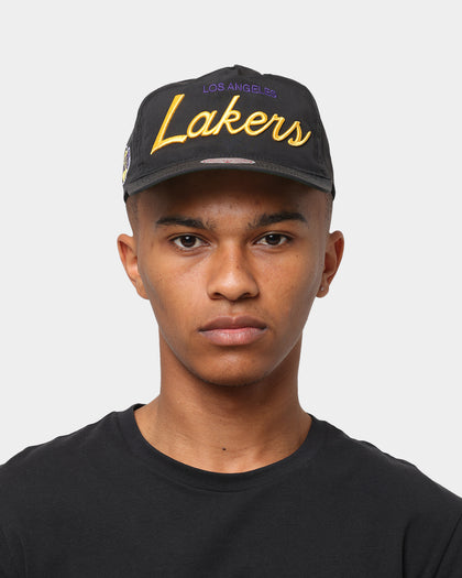 Mitchell & Ness Los Angeles Lakers Montage Deadstock Nylon Snapback Black