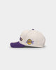 Mitchell & Ness Los Angeles Lakers "Cream Team Script" Pro Crown Snapback Cream