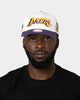 Mitchell & Ness Los Angeles Lakers 'Retro Script' Deadstock Snapback White/Purple