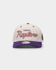 Mitchell & Ness Toronto Raptors "Cream Team Script" Pro Crown Snapback Cream