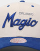 Mitchell & Ness Orlando Magic "Cream Team Script" Pro Crown Snapback Cream