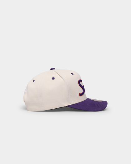 Mitchell & Ness Phoenix Suns "Cream Team Script" Pro Crown Snapback Cream