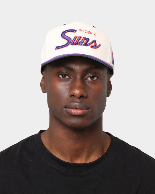 Mitchell & Ness Phoenix Suns "Cream Team Script" Pro Crown Snapback Cream
