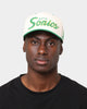 Mitchell & Ness Seattle Sonics "Cream Team Script" Pro Crown Snapback Cream