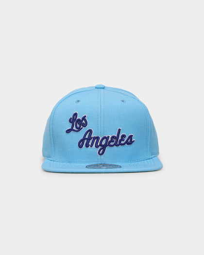 Mitchell & Ness Los Angeles Lakers 'Team Ground 2.0 Hardwood Classics' Fitted Blue