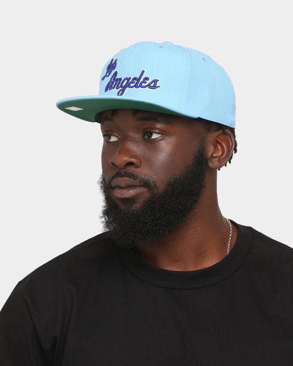 Mitchell & Ness Los Angeles Lakers 'Team Ground 2.0 Hardwood Classics' Fitted Blue