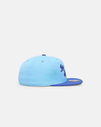 Mitchell & Ness Los Angeles Lakers 'Team 2 Tone 2.0 Hardwood Classics' Fitted Blue