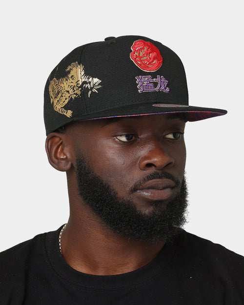 Mitchell & Ness Toronto Raptors Water Tiger HWC Snapback Black