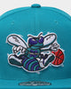 Mitchell & Ness Charlotte Hornets 'Team Ground 2.0 Hardwood Classics' Fitted Teal