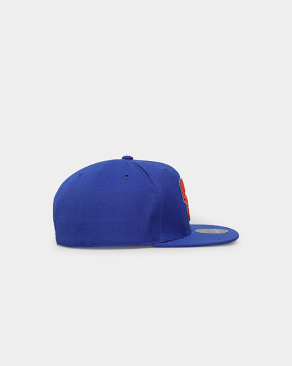 Mitchell & Ness New York Knicks 'Team Ground 2.0 Hardwood Classics' Fitted Royal