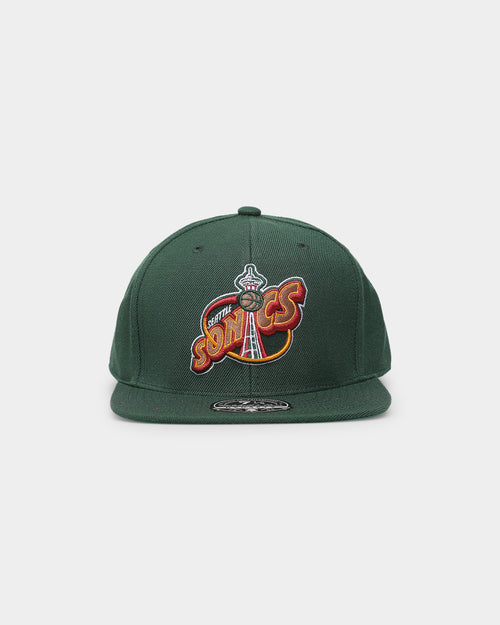 Mitchell & Ness Seattle Sonics 'Team Ground 2.0 Hardwood Classics' Fitted Green