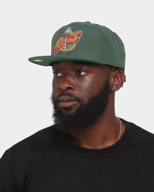 Mitchell & Ness Seattle Sonics 'Team Ground 2.0 Hardwood Classics' Fitted Green