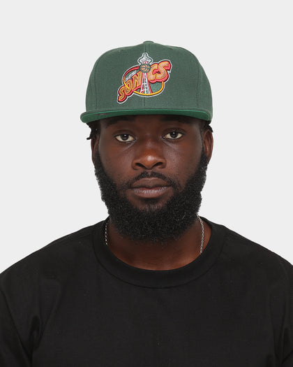 Mitchell & Ness Seattle Sonics 'Team Ground 2.0 Hardwood Classics' Fitted Green