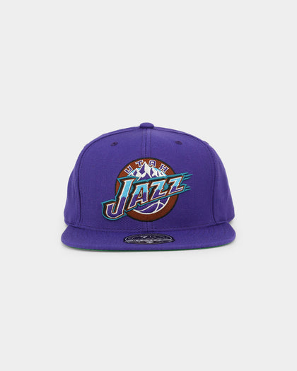 Mitchell & Ness Utah Jazz 'Team Ground 2.0 Hardwood Classics' Fitted Purple