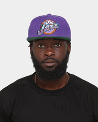 Mitchell & Ness Utah Jazz 'Team Ground 2.0 Hardwood Classics' Fitted Purple